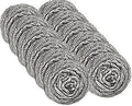 Stainless Steel Scrubber, Individually Wrapped (Case of 12 bags x 6)