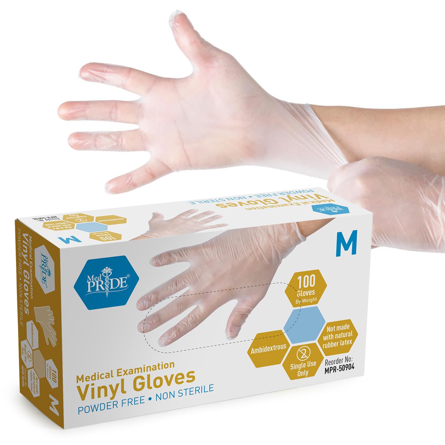 LIFE GUARD MED POLY GLOVES 500/20CT
