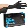 Nitrile Black PF Indus "M" 10-100Pk